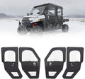 Kemimoto UTV Doors With Steel Frame Polaris Ranger CREW XP 1000 2018-2