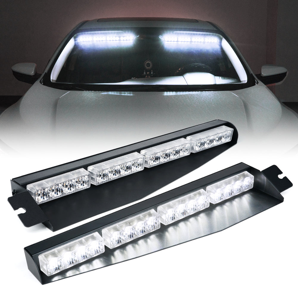 Windshield Visor 48 LED Strobe Lights | Decoy Series