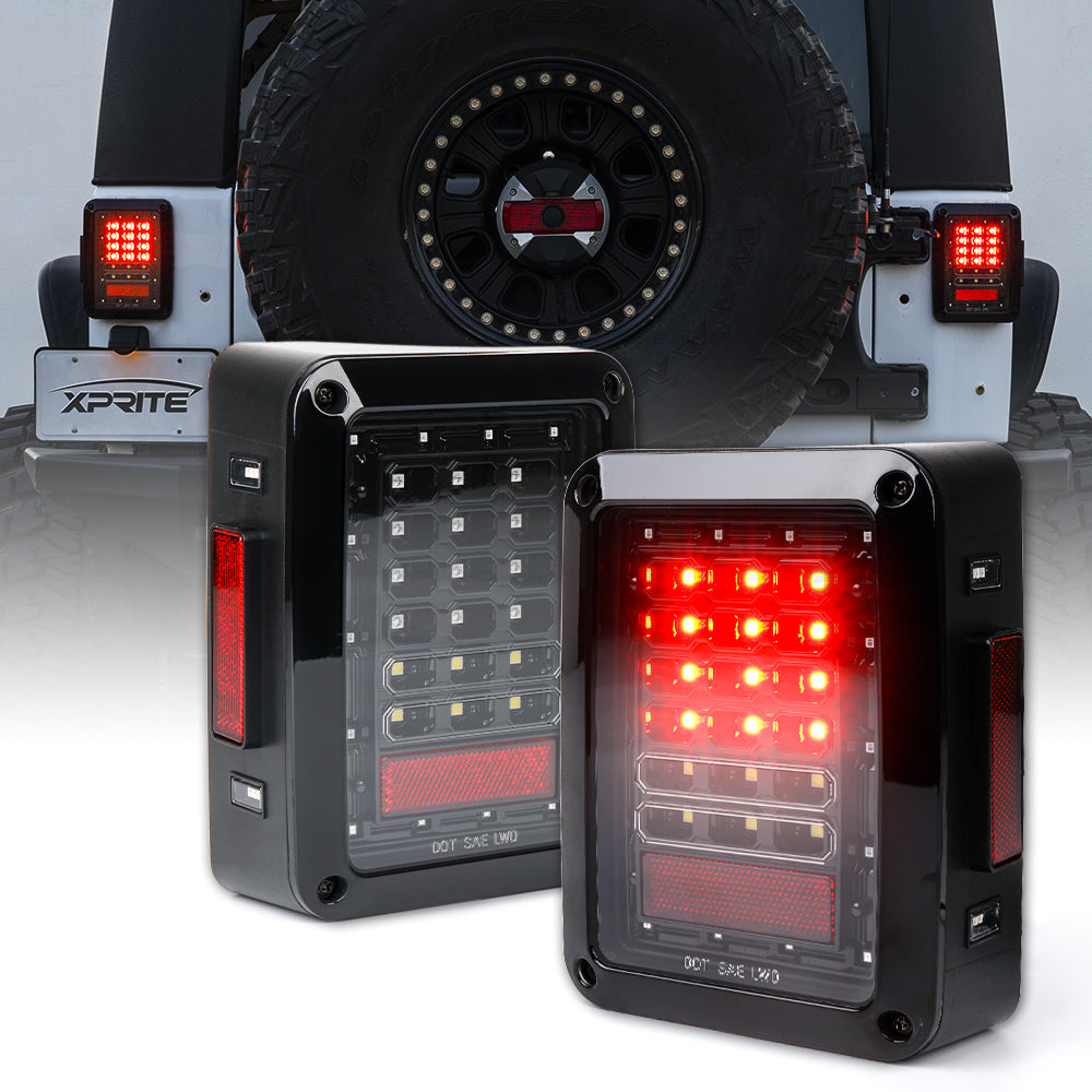 Xprite LED Tail Lights Wrangler JK | Bold Series