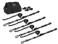 Motorcycle Tie-Down Kit – Black