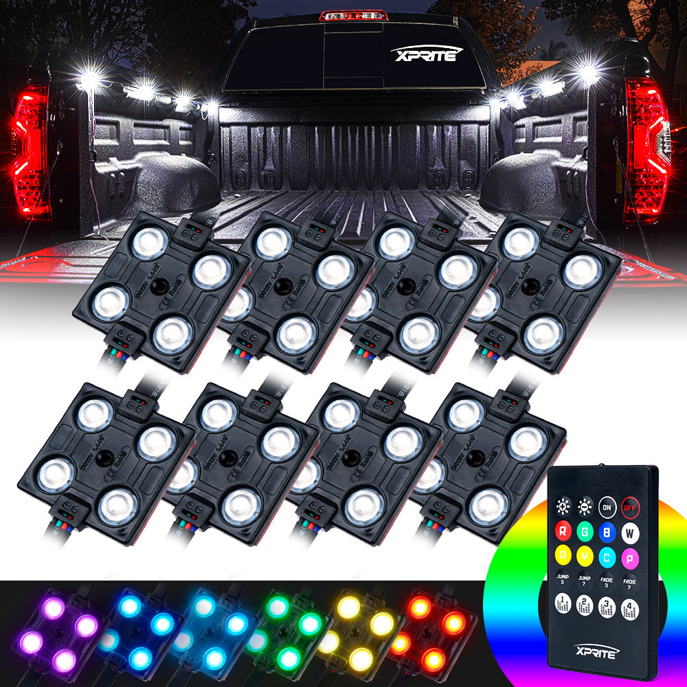 LED RGB Under Glow Light Kit with Remote Control | Throwback Series