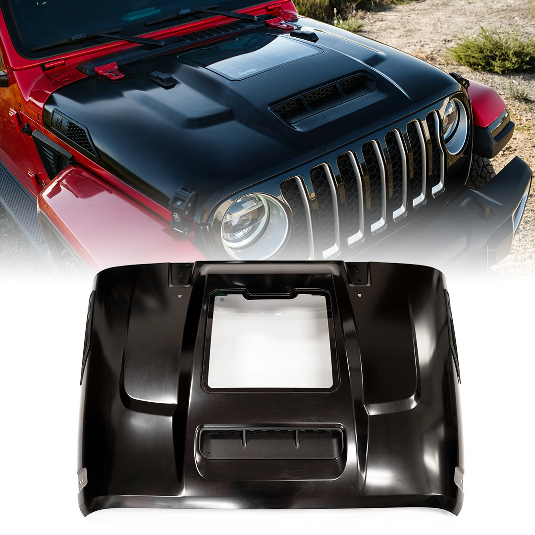 Xprite Wrangler JL Hood with Visible Engine Interior | ZR1