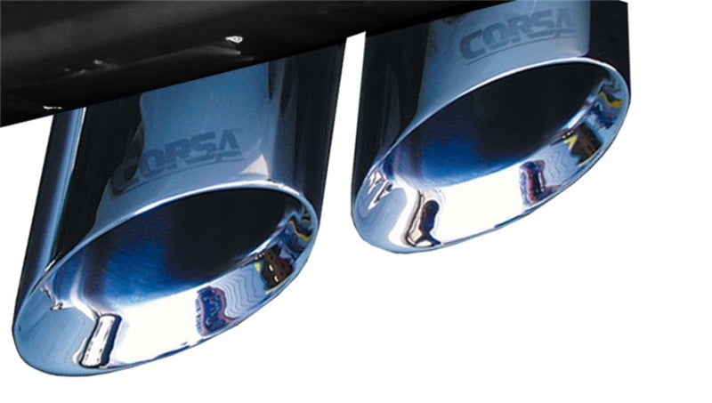 Corsa Performance 07-10 Cadillac Escalade 6.2L V8 Polished Sport Cat-Back Exhaust