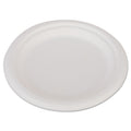 SCT ChampWare Heavyweight Bagasse Dinnerware, Plate, 6", White, 1,000/Carton