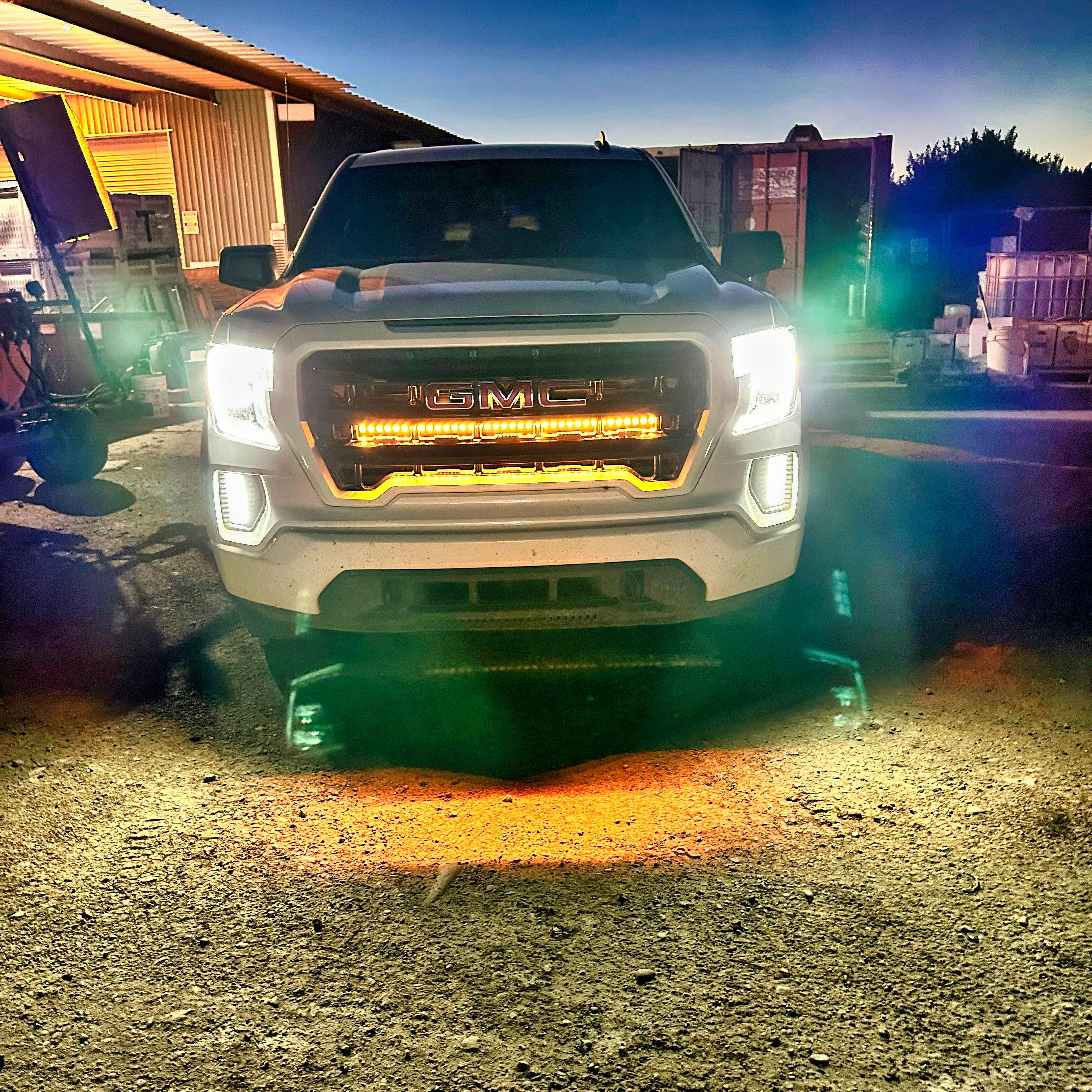 2019+ GMC Sierra 1500 Single 40in Light Bar SLIM