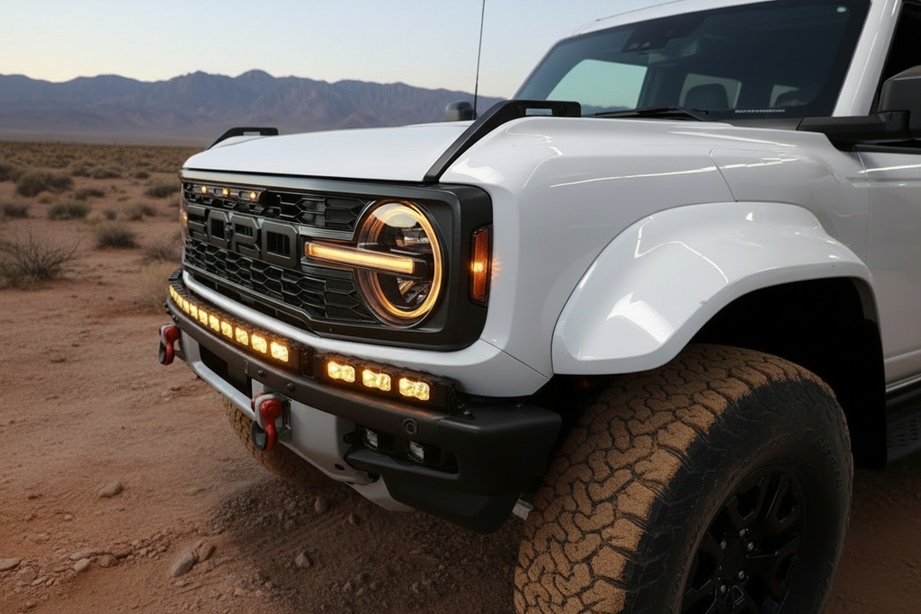 2022+ Ford Bronco Raptor Light Bar Extensions