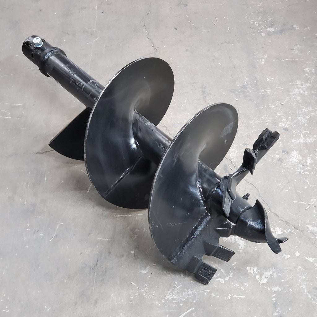Rock Auger Heavy Duty Post Hole Digger 18" X 48" & 2" Collar 6 Teeth HSDA180-48
