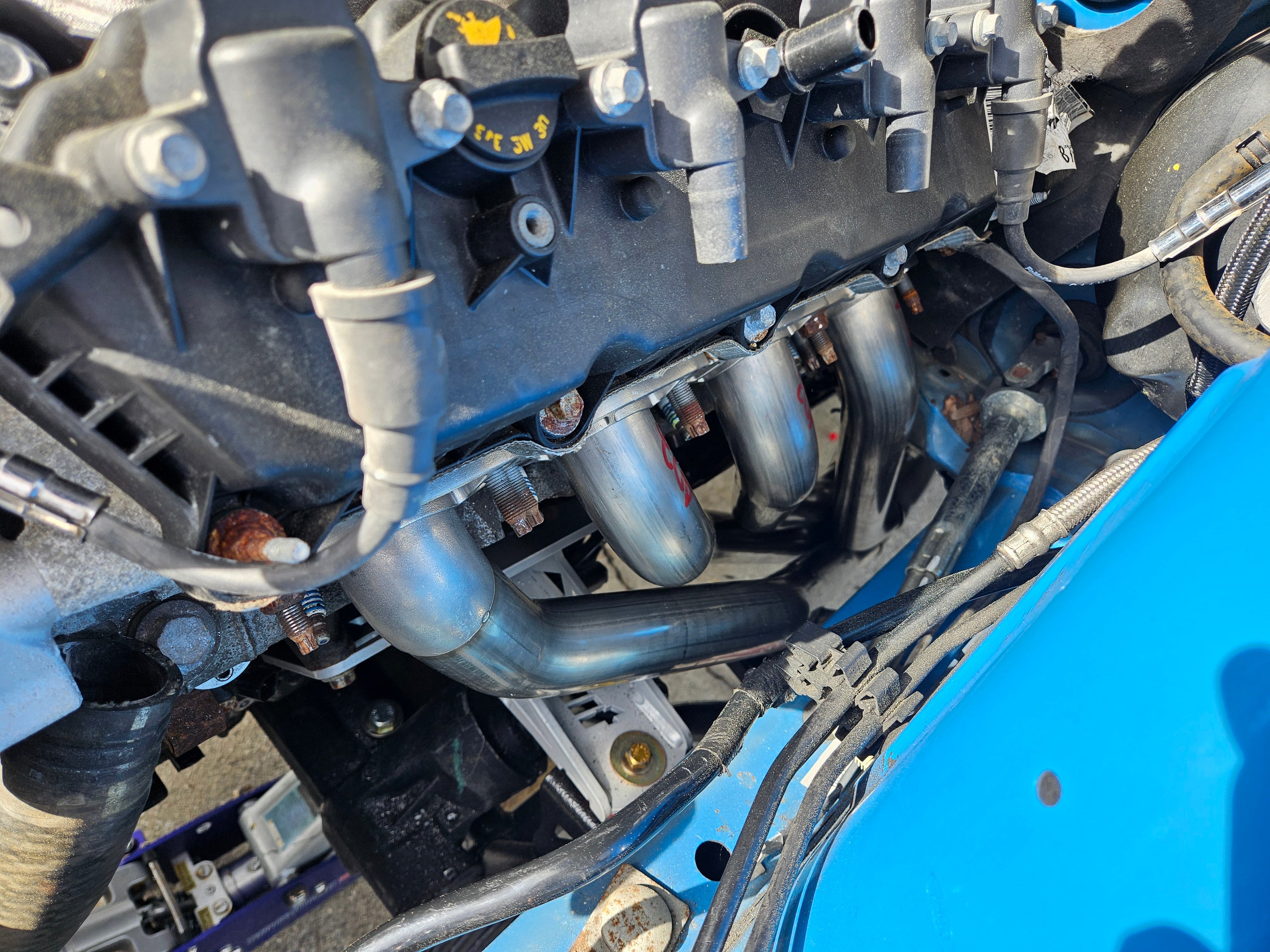 S197/S550 Godzilla Swap Headers 2005-2023 Mustang 7.3L #432041