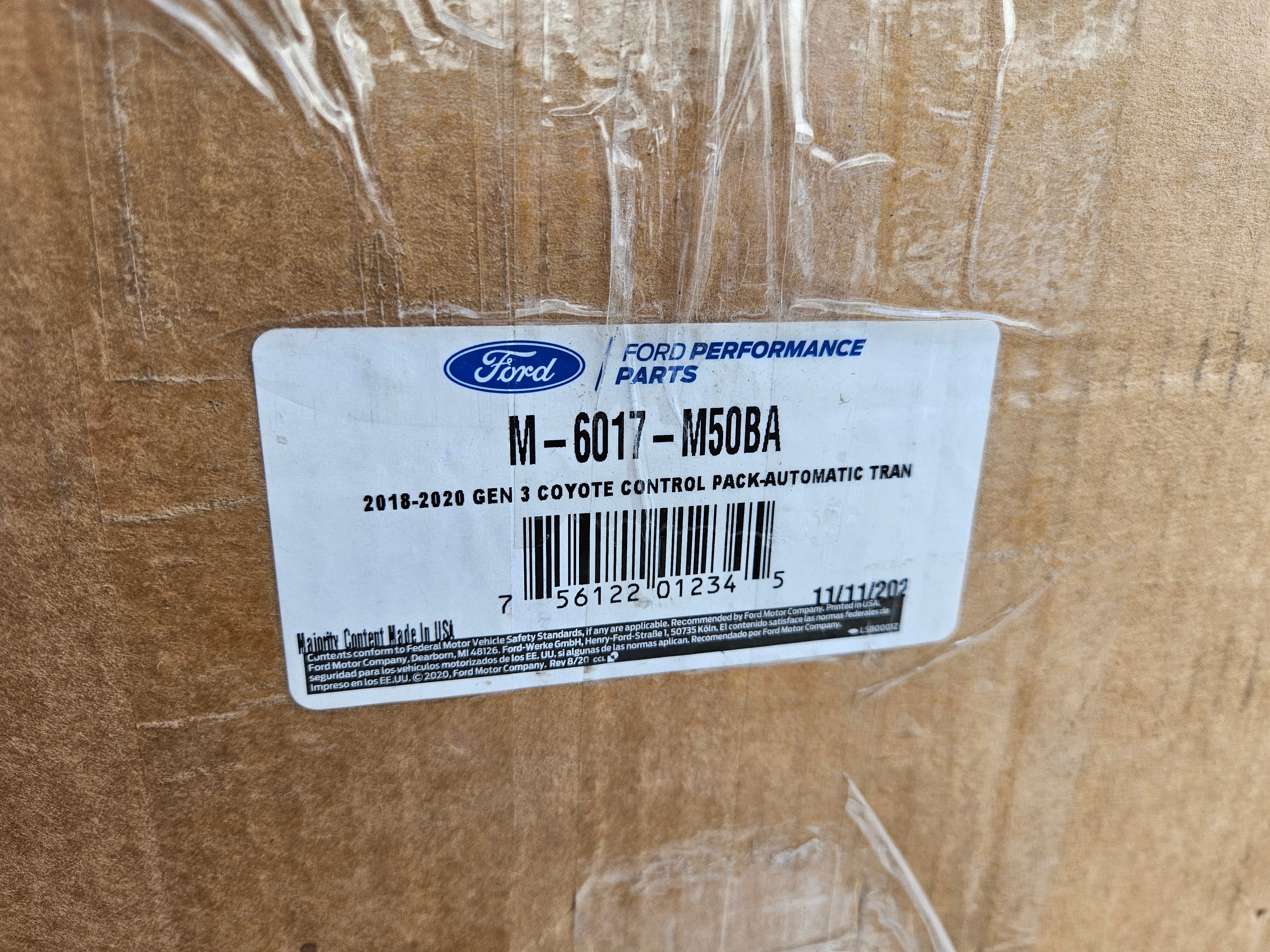 M-6017-M50BA Gen 3 Coyote 10r80 Control Pack 2018+