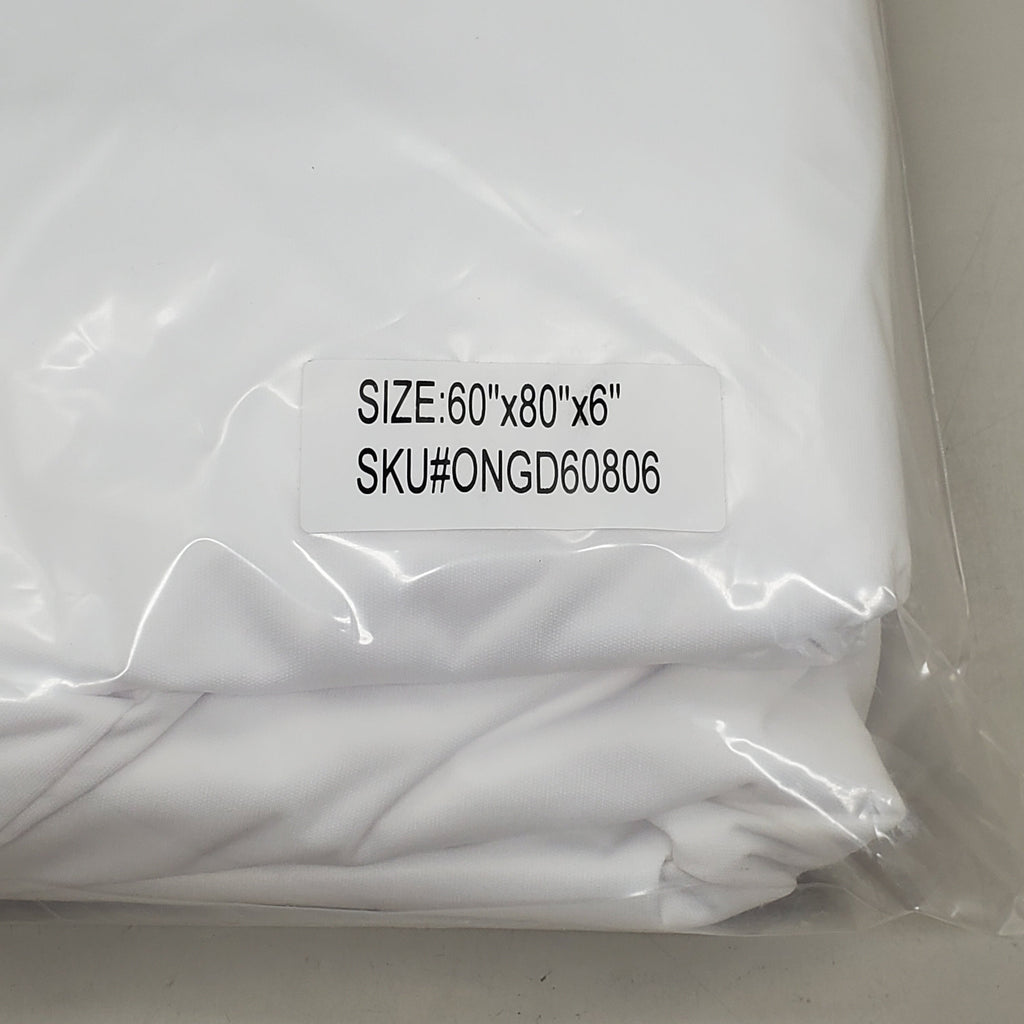 ONGUARD Bed Bug Encasement 60"x80"x6" Queen 100% Polyester White ONGD60806