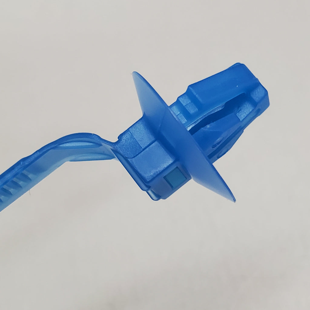 STANLEY (750 Pack) Engineered Fastening Winged Push Mount 3" Cable Ties Blue 70075-00