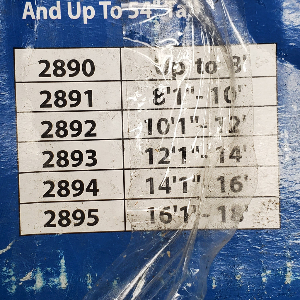 ADCO Folding Trailer Cover 100% Breathable Polypropylene 10ft-12ft 2892 (New Other Damaged Box)