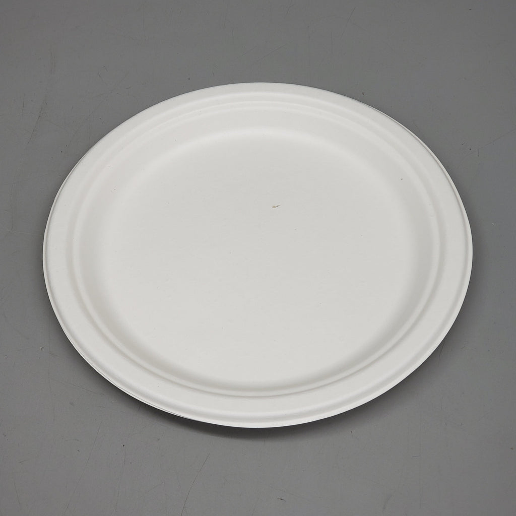 ECOSYSTEMS 500 Count 9" White Molded Fiber Plates ECORP9-SC