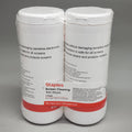 ZA@ STAPLES (2 Pack) Screen Cleaning Wet Wipes 100ct 5x7" ST61848 Non-Abrasive