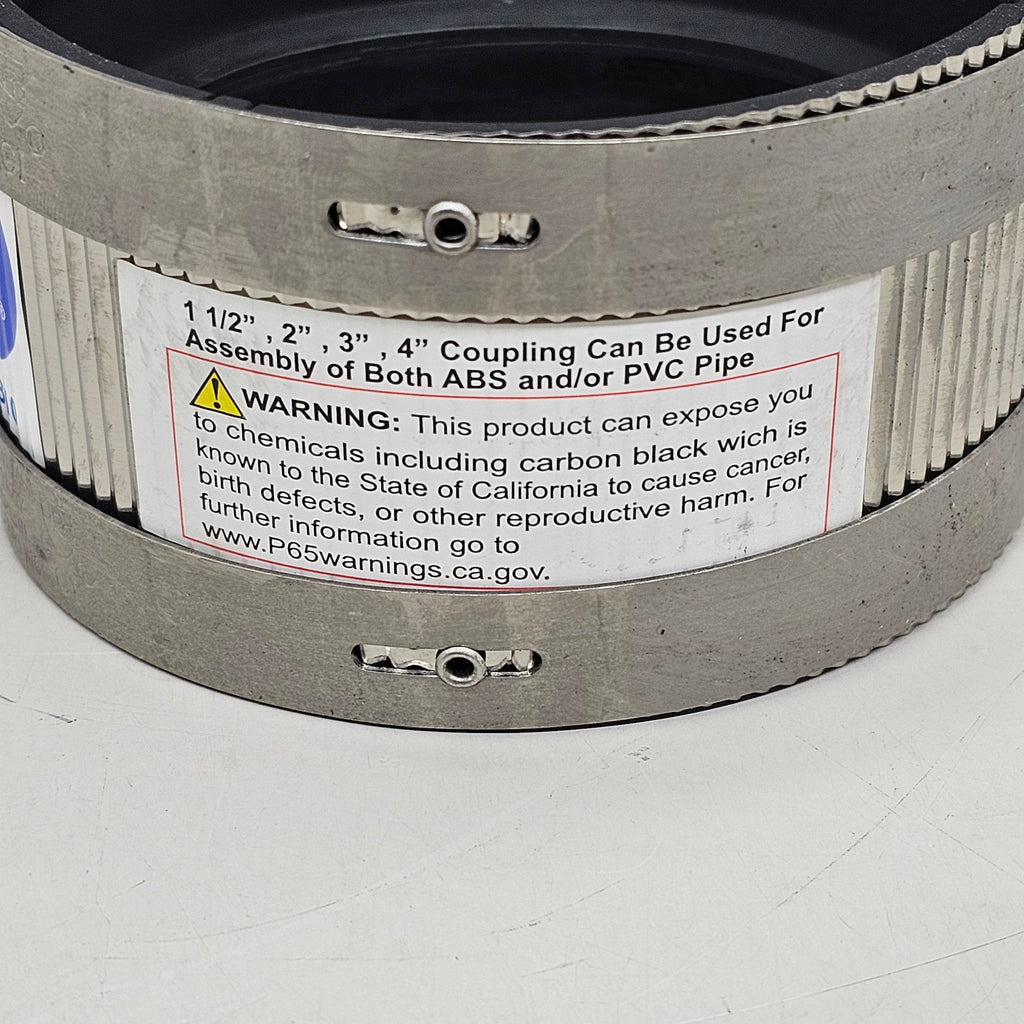 MIFAB Heavy-Duty Clamp Coupling Stainless Steel 3 x 3 Fitting
