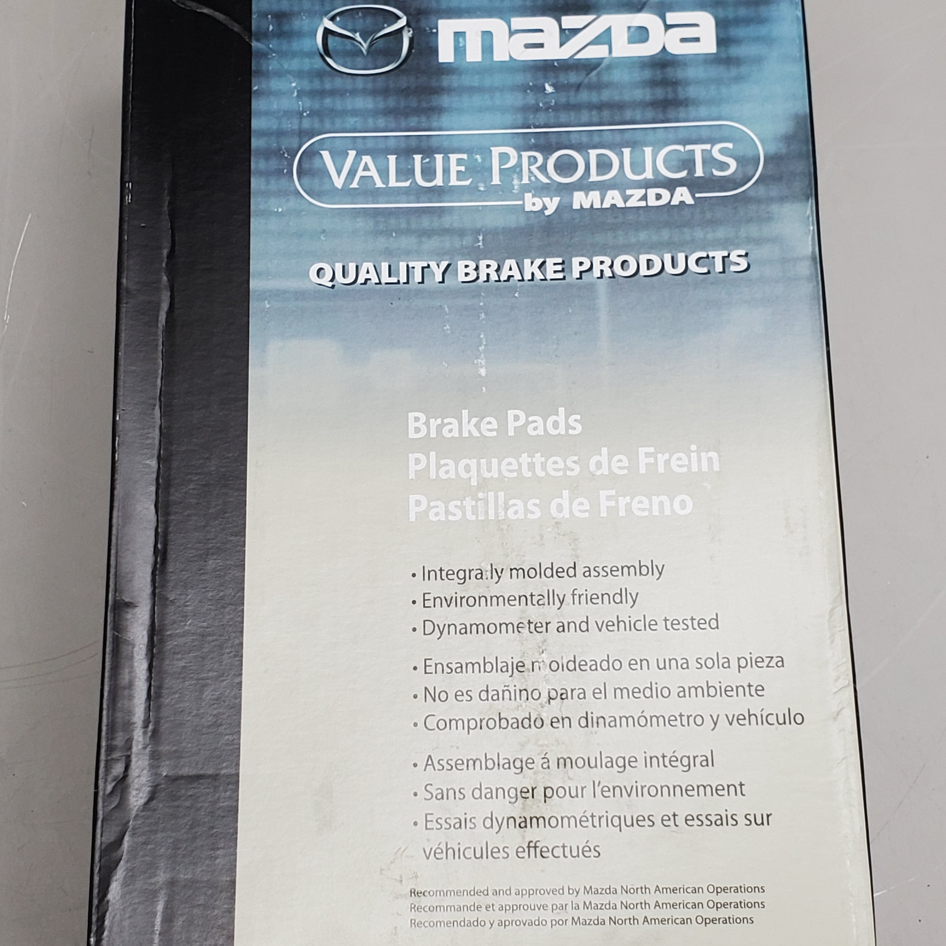 MAZDA Genuine OEM VPM Quality Brake Pads Front L2Y6-33-28ZA-MV