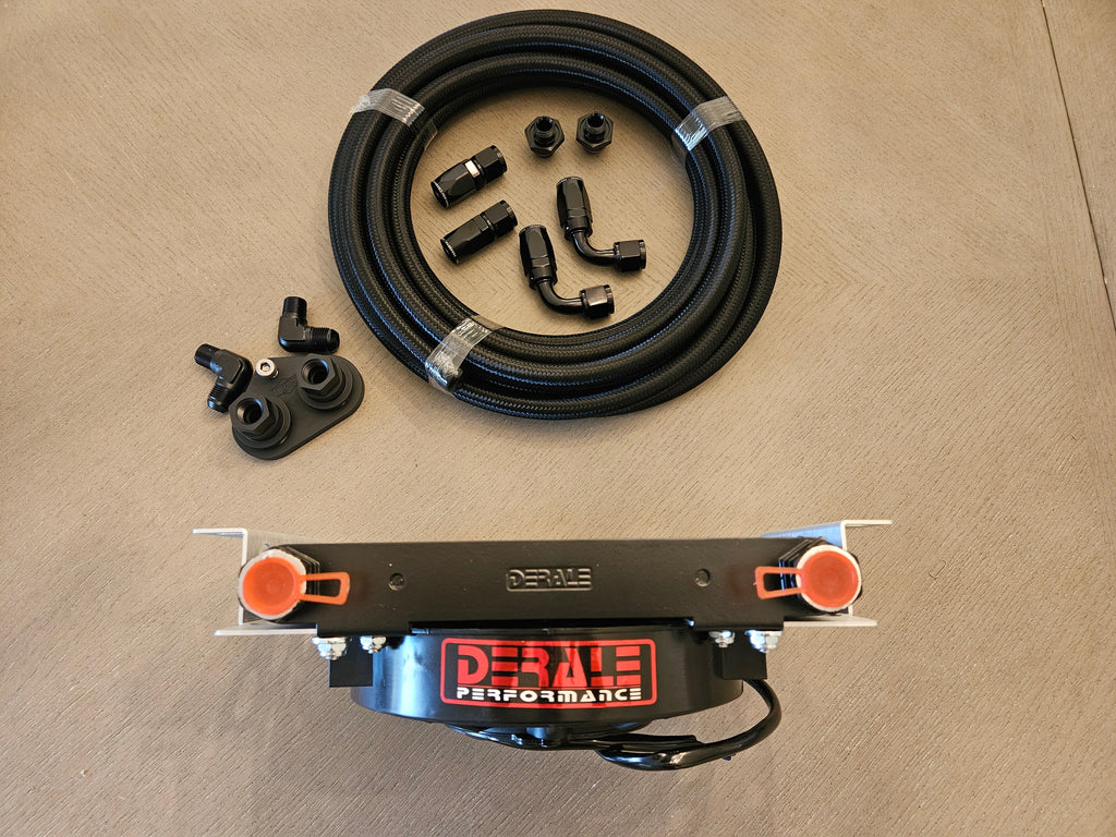 6r80/10r80 Transmission Cooler Kit with Single Fanned Cooler- COMPLETE KIT