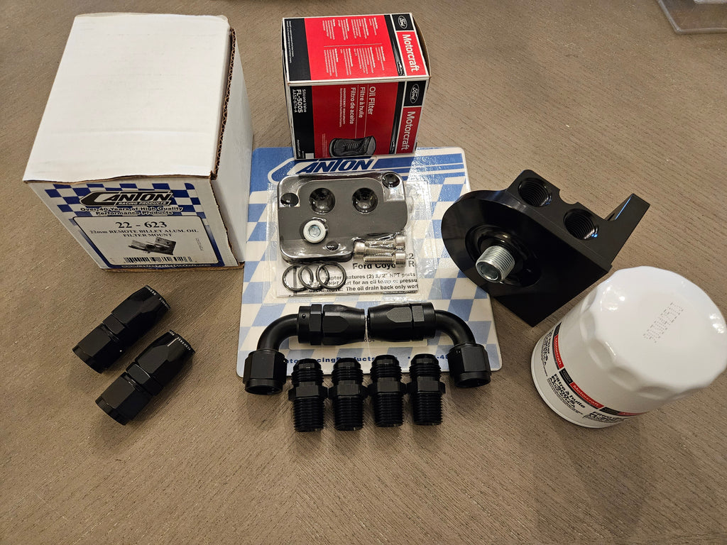 Coyote Oil Filter Relocation Kit for GEN 1/2/3 5.0L
