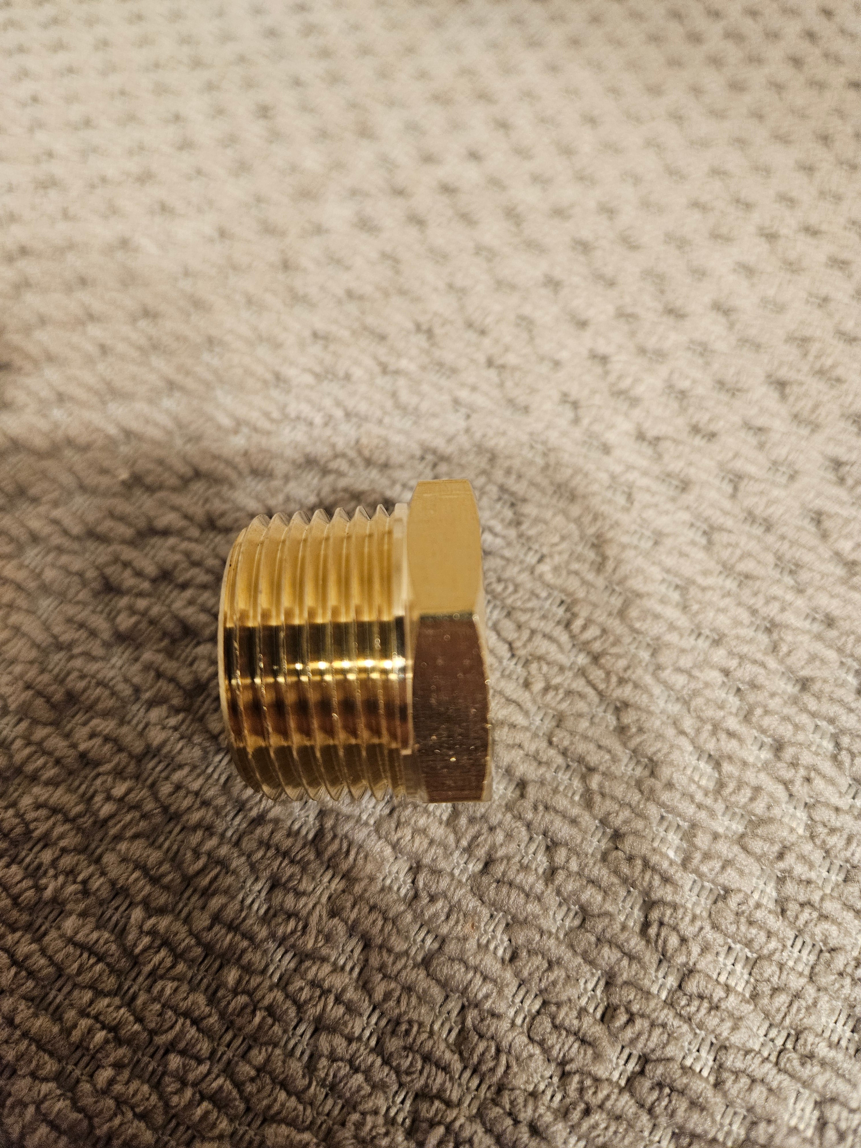 Coolant Port for Block - 1/8 NPT for Coolant Temp Sender Coyote 5.0L and 7.3L Godzilla