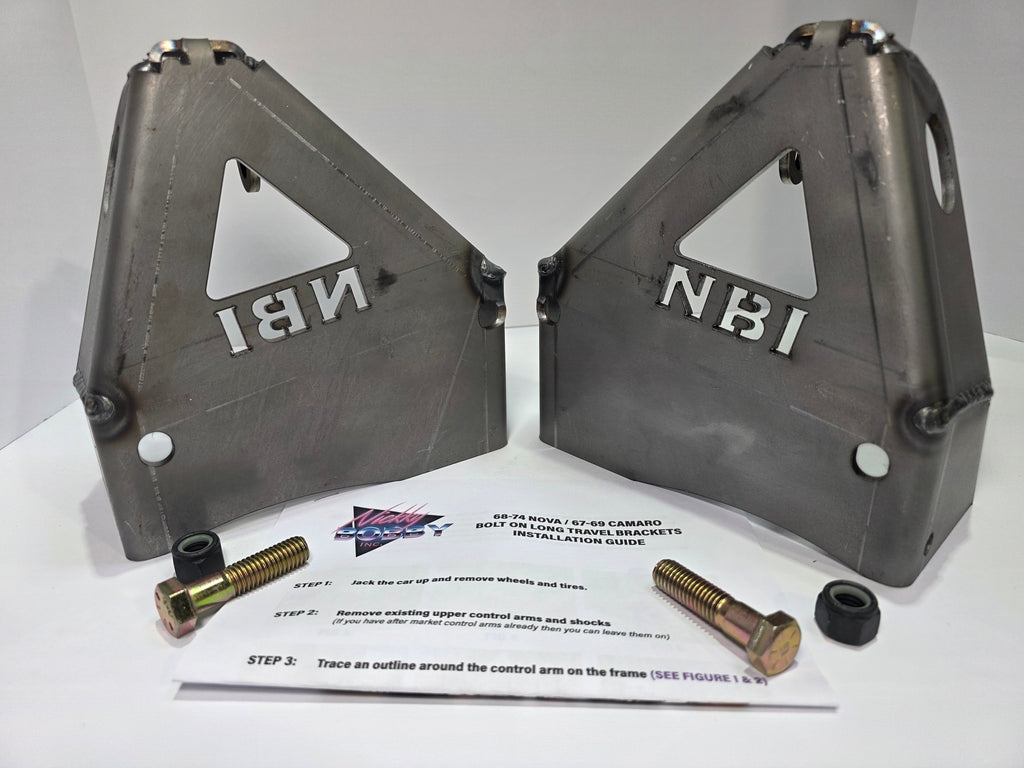 68-74 Nova / 67-69 Camaro Bolt On Long Travel Brackets
