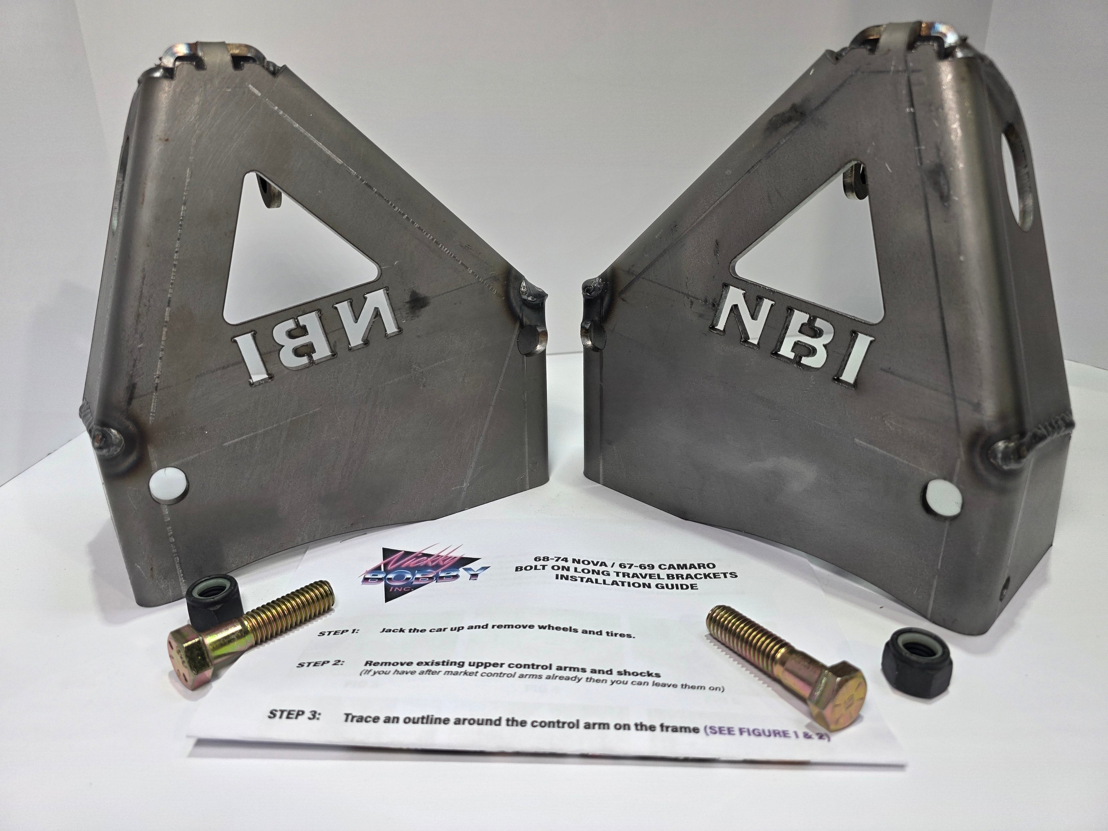 68-74 Nova / 67-69 Camaro Bolt On Long Travel Brackets