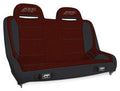 Elite Series Rear Bench for Jeep Wrangler JKU/JLU; Black Vinyl
