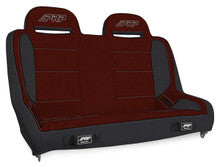 Elite Series Rear Bench for Jeep Wrangler JKU/JLU; Black Vinyl
