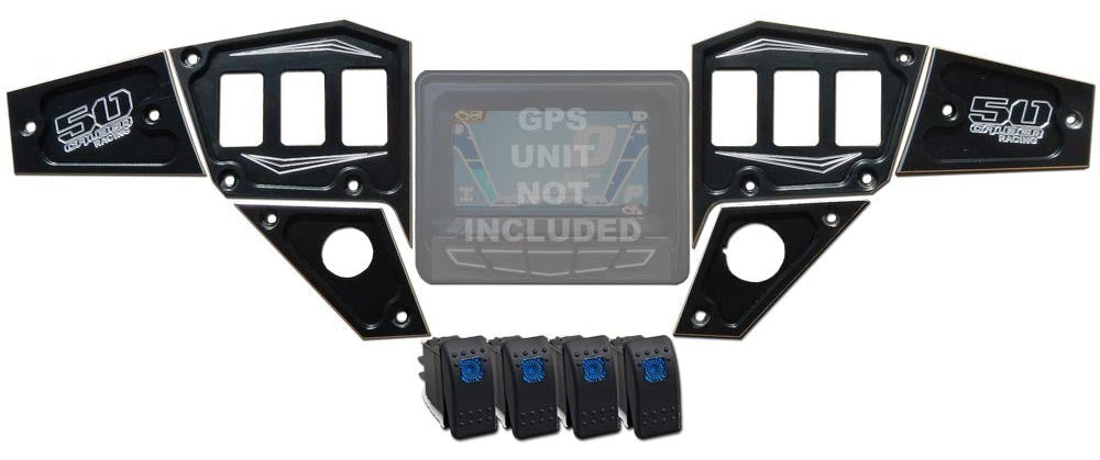 RZR Dash Panel Digital GPS 6 piece with switches