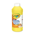 Crayola Washable Fingerpaint, Yellow, 16 oz Bottle