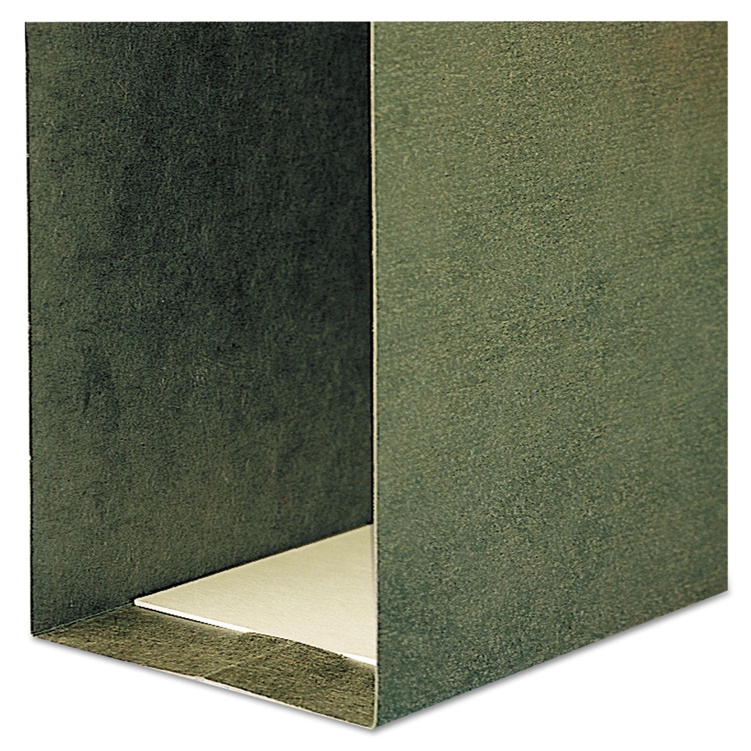 Smead Box Bottom Hanging File Folders, 3" Capacity, Letter Size, Standard Green, 25/Box
