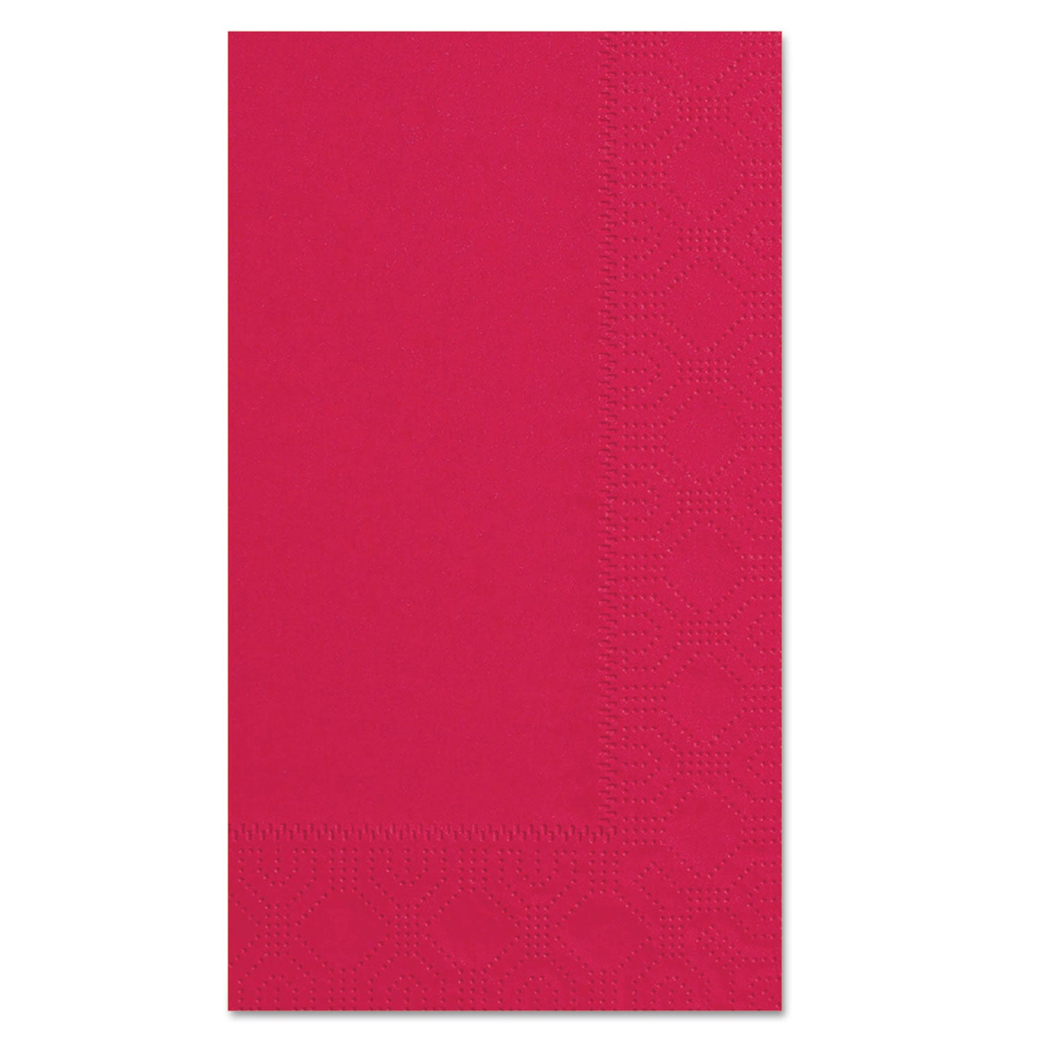 Hoffmaster Dinner Napkins, 2-Ply, 15 x 17, Red, 1000/Carton