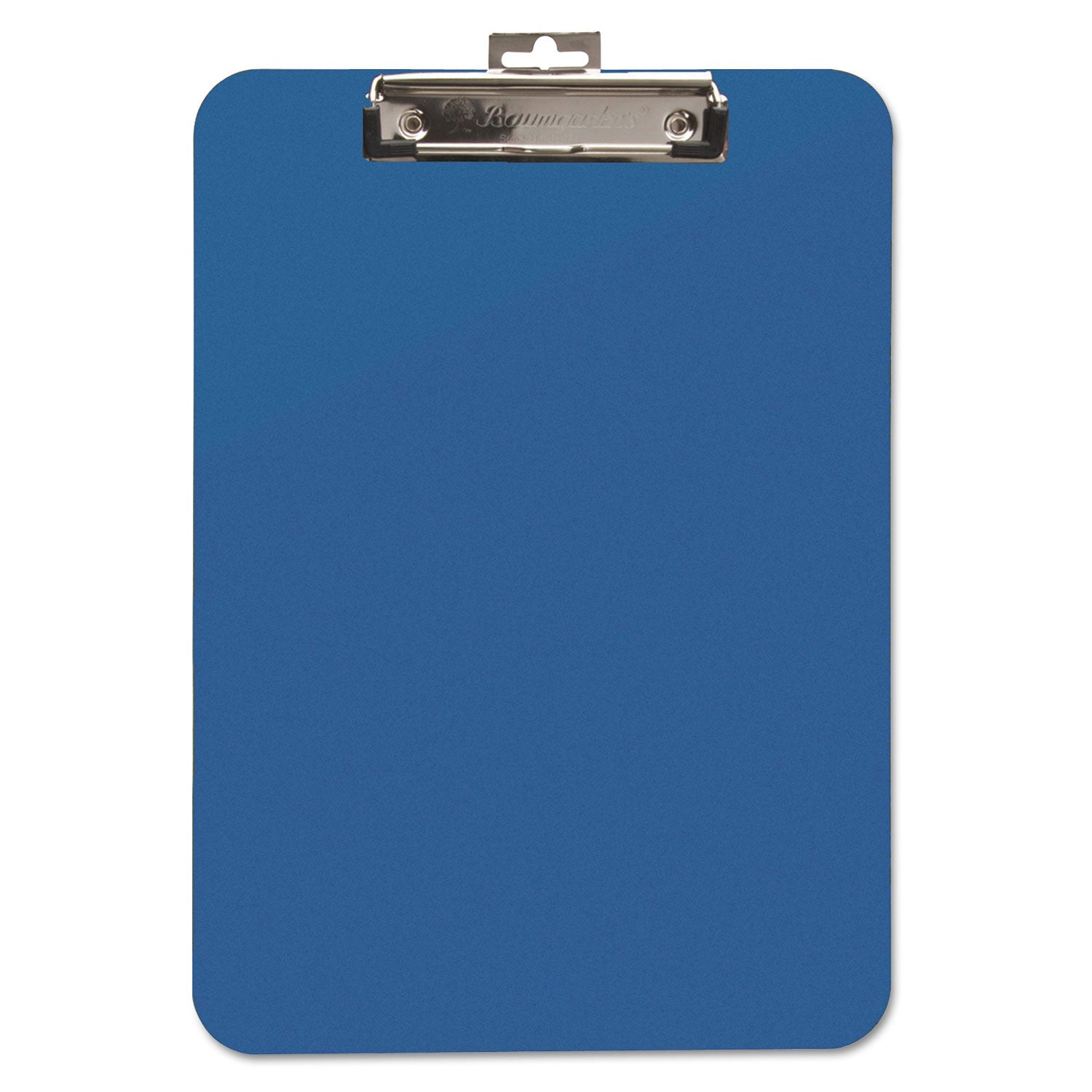 Mobile OPS Unbreakable Recycled Clipboard, 0.25" Clip Capacity, Holds 8.5 x 11 Sheets, Blue