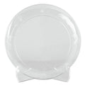 WNA Designerware Plates, Plastic, 6" dia, Clear, 18/Pack, 10 Packs/Carton