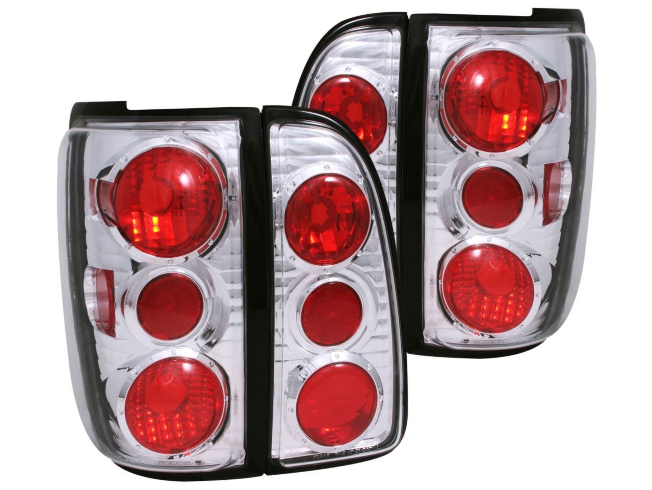 Anzo 1998-2002 Lincoln Navigator Tail lights Chrome