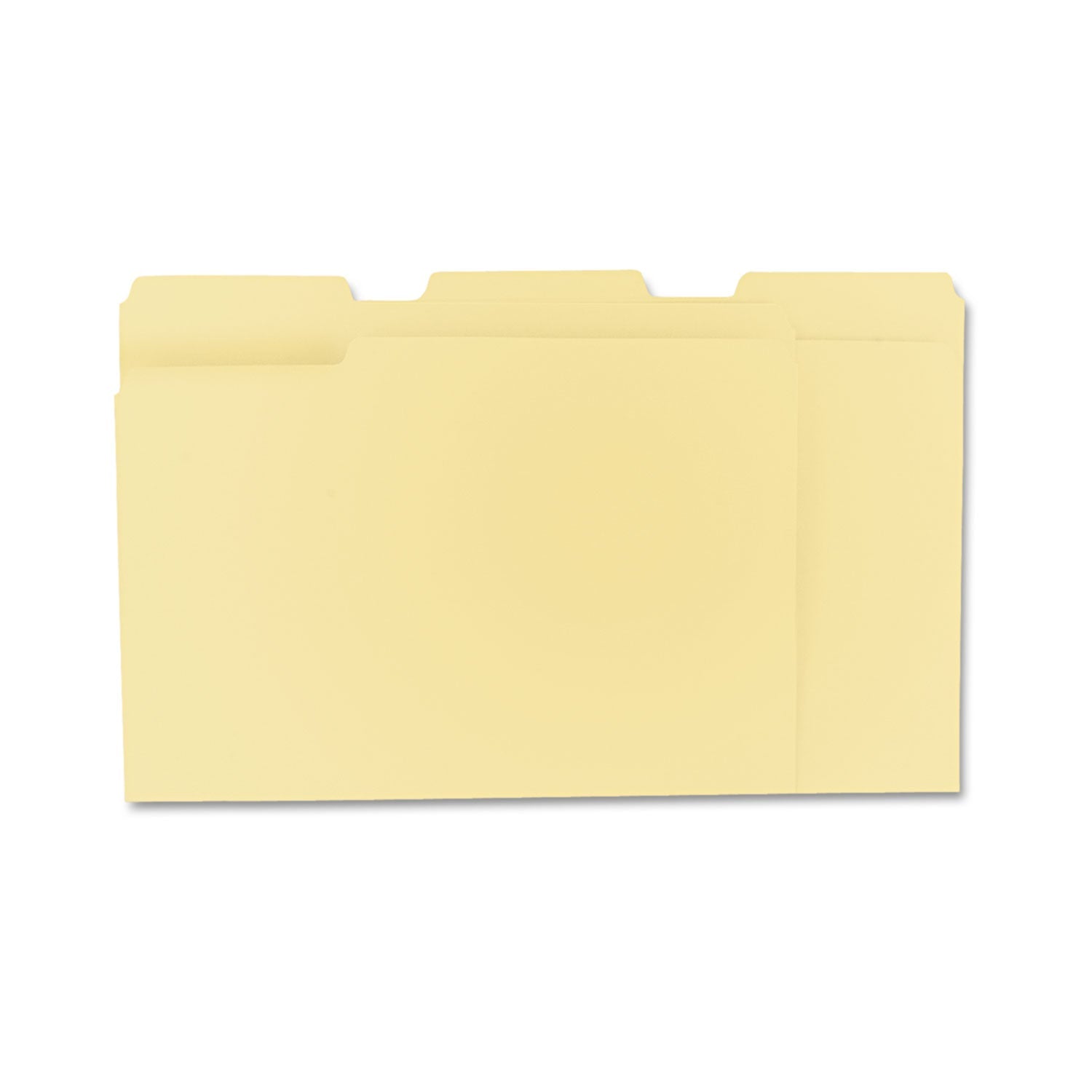 Universal Top Tab File Folders, 1/3-Cut Tabs: Assorted, Letter Size, 0.75" Expansion, Manila, 100/Box
