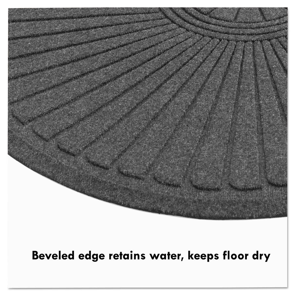 Guardian EcoGuard Diamond Floor Mat, Double Fan, 48 x 96, Charcoal