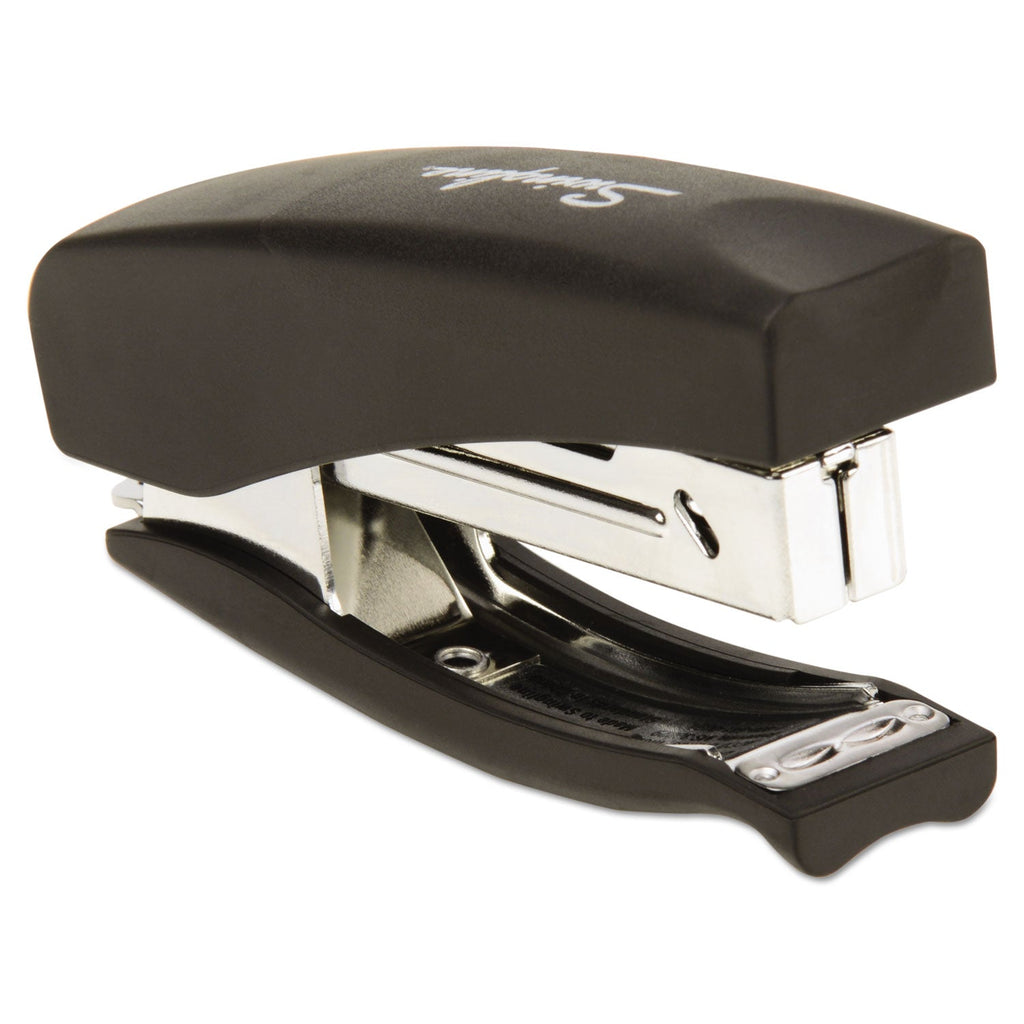 Swingline Soft Grip Half Strip Hand Stapler, 20-Sheet Capacity, Black