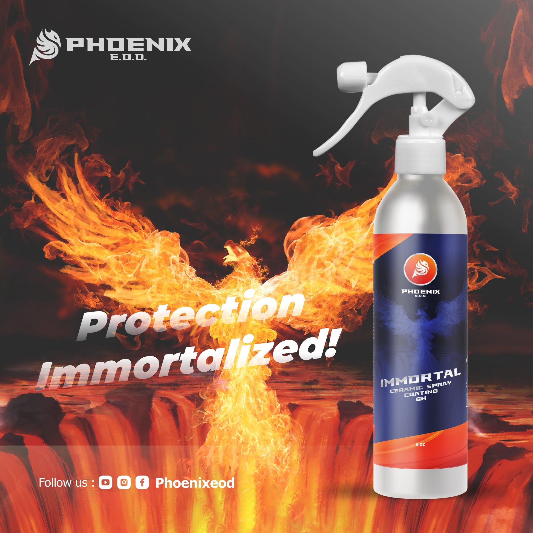 Immortal Ceramic Spray Coating – 7H