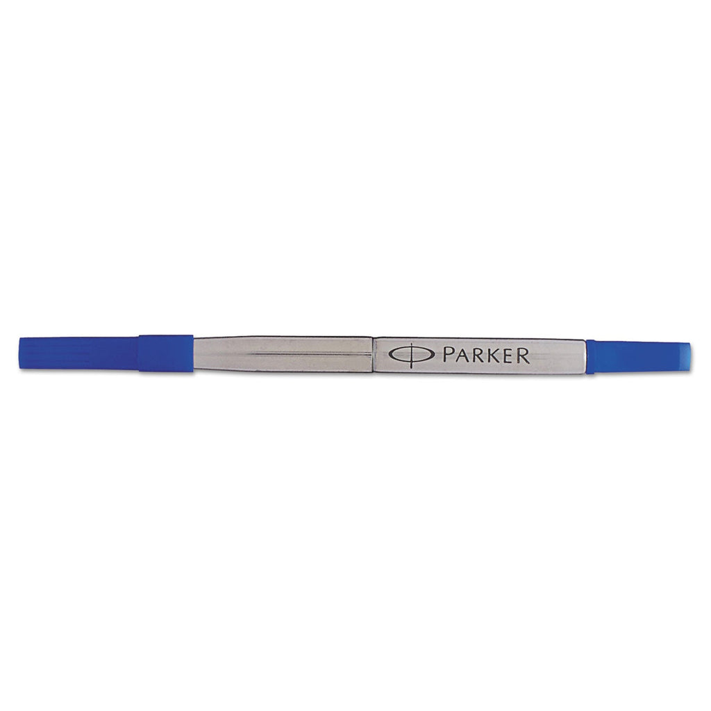 Parker Refill for Parker Roller Ball Pens, Medium Conical Tip, Blue Ink