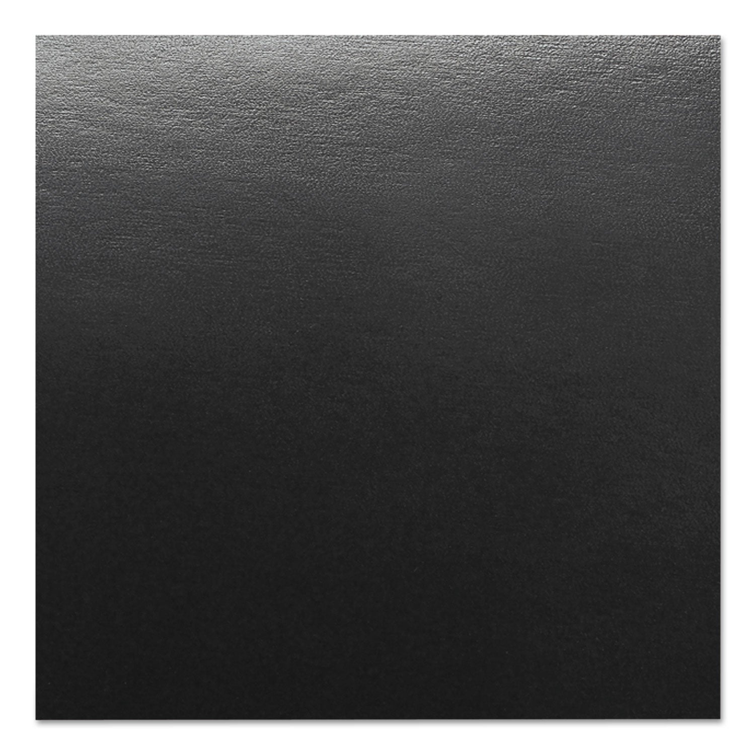 GBC Leather-Look Presentation Covers for Binding Systems, Black, 11.25 x 8.75, Unpunched, 100 Sets/Box