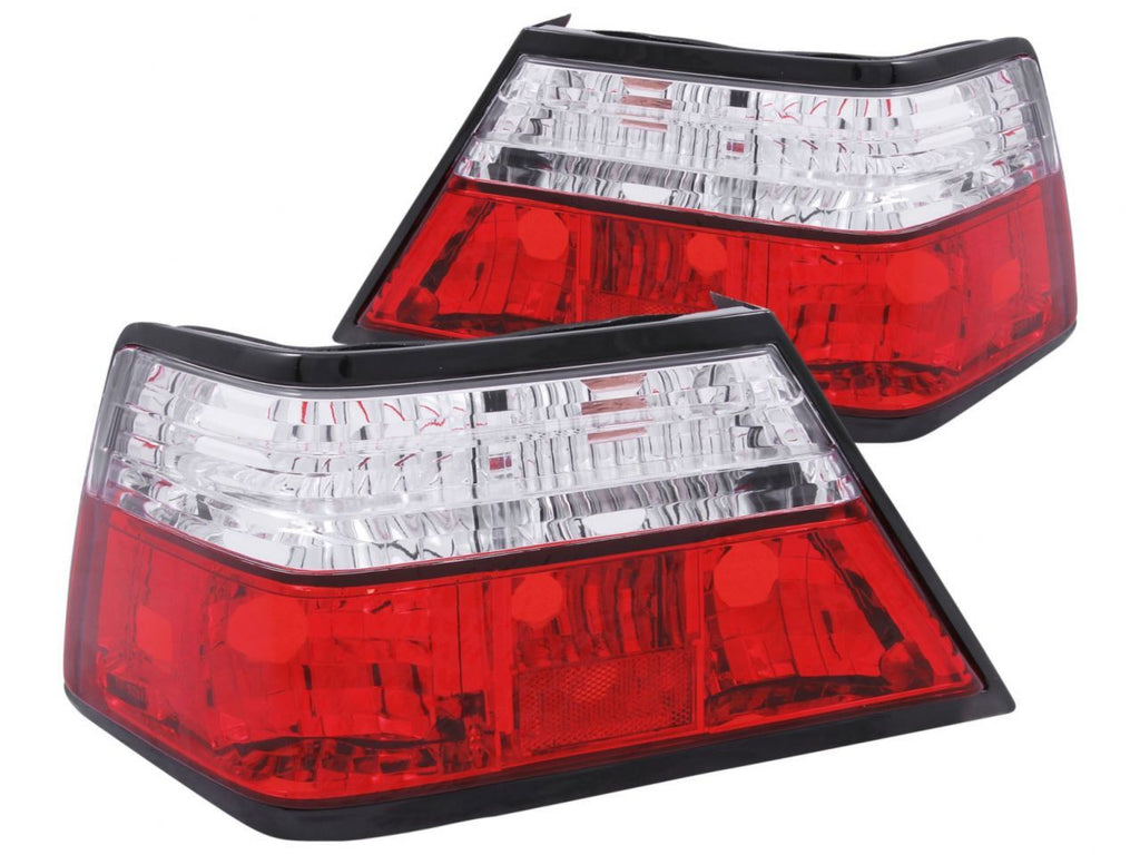 Anzo 1986-1995 Mercedes Benz E Class W124 Taillights Red/Clear