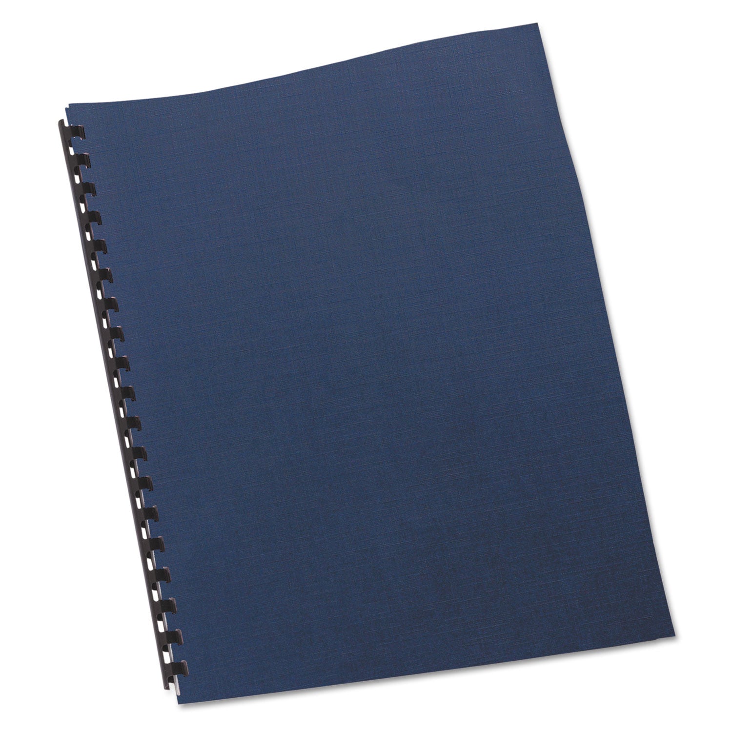 GBC Linen Textured Standard Presentation Covers for Binding Systems, Navy, 11 x 8.5, Unpunched, 200/Pack