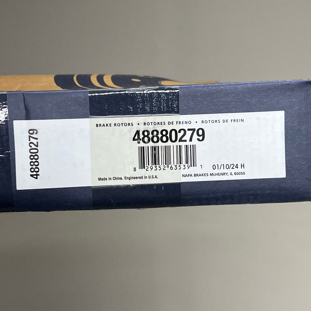NAPA NonDirectional Vented Cast Iron Premium Rotor Cadillac & Chevrolet 48880279