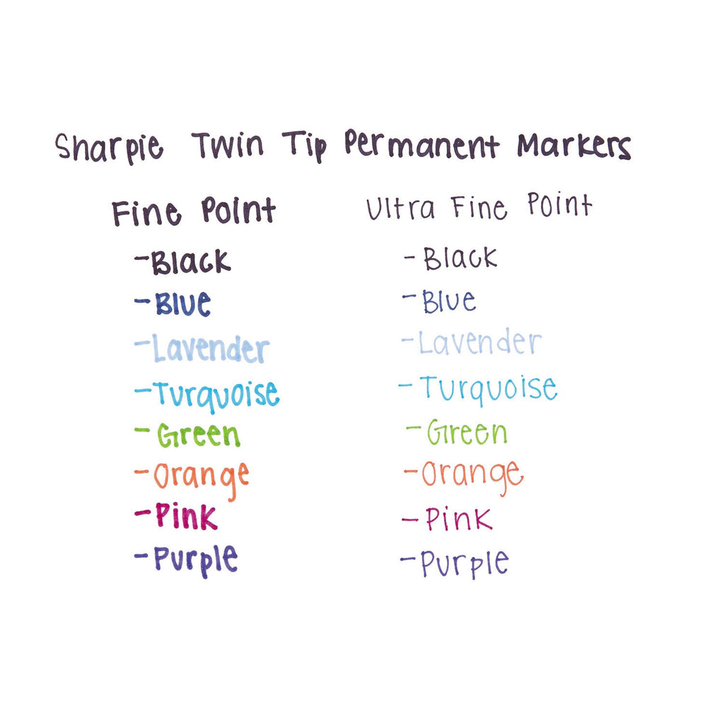 Sharpie Fine Tip Permanent Marker, Fine Bullet Tip, Black