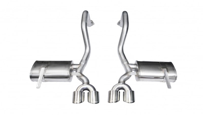 Corsa Performance 97-04 Chevrolet Corvette C5 Z06 5.7L V8 Polished Xtreme Axle-Back