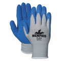 MCR Memphis Flex Seamless Nylon Knit Gloves, X-Large, Blue/Gray, Dozen