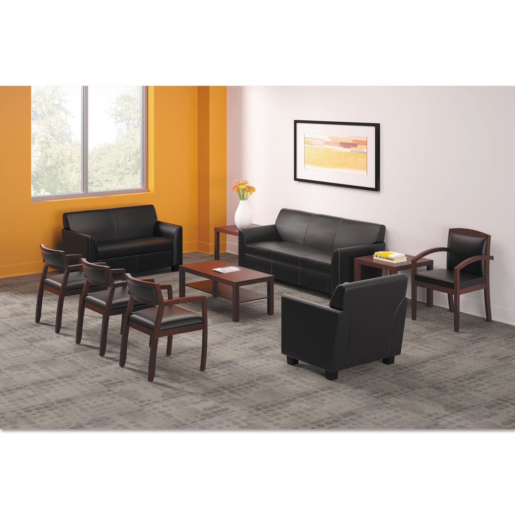 HON Circulate Reception Seating Club Chair, 33" x 28.75" x 32", Black