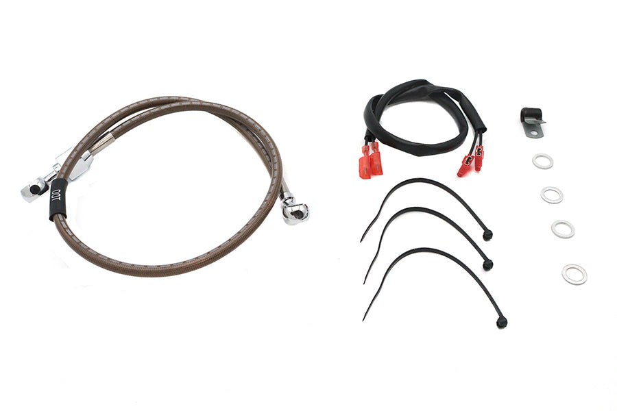 Stainless Steel Rear Bake Hose 29-3/8 inch