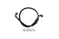 Stainless Steel 24-3/8 inch Rear Brake Hose