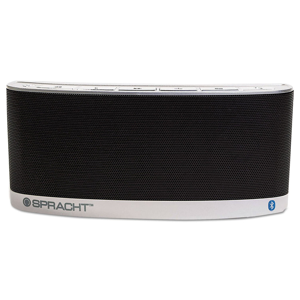 Spracht blunote 2 Portable Wireless Bluetooth Speaker, Black/Silver